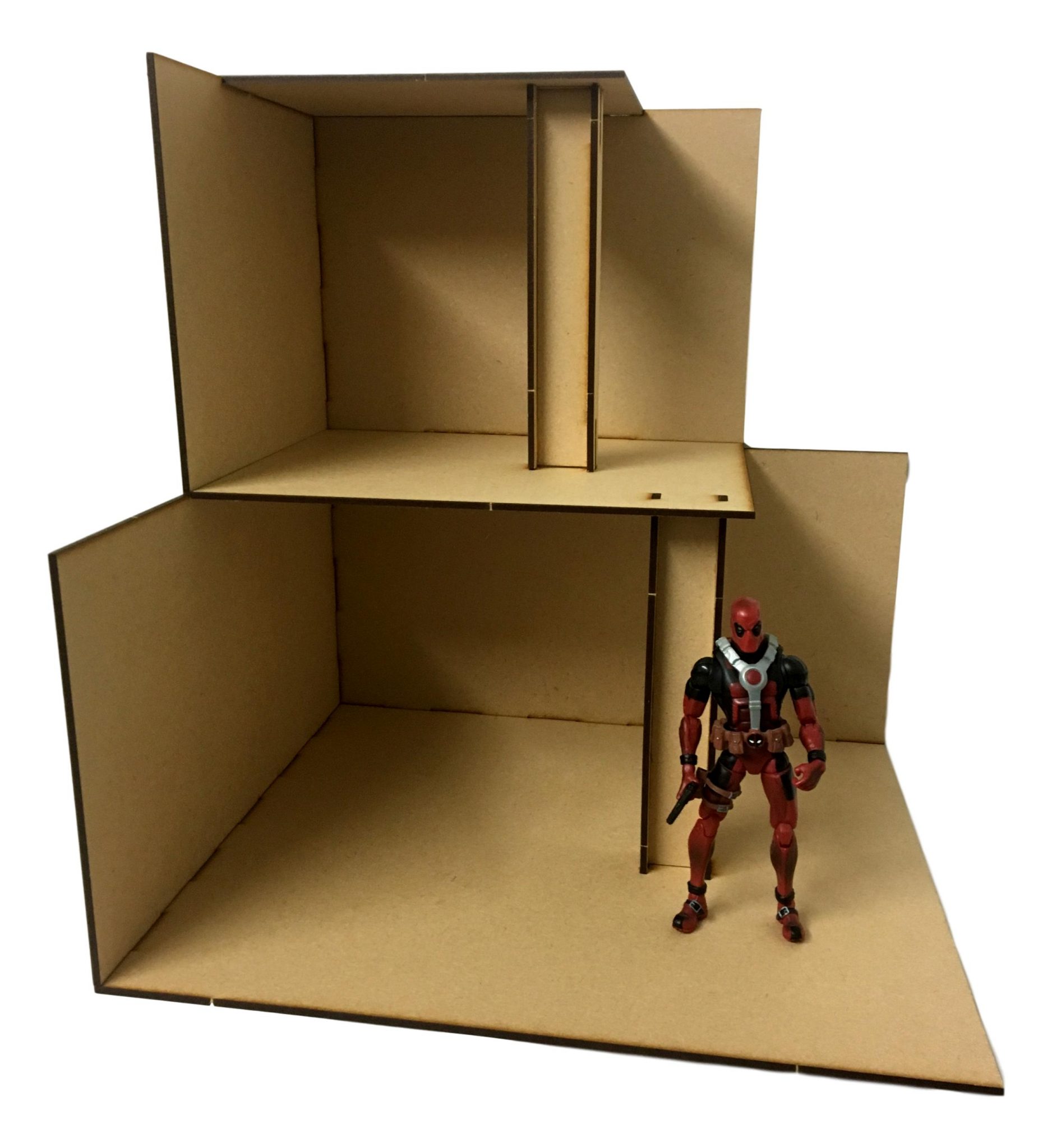 Large Dual Level Factory Action Figure Diorama Kit 1/12 1/10 Scale Fits